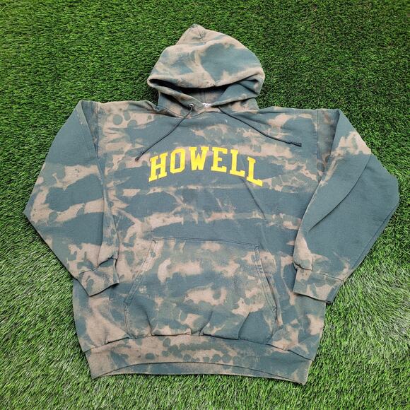 Vintage Howell Champion Hoodie Large 23x26 Tie-Dye - Picture 1 of 13